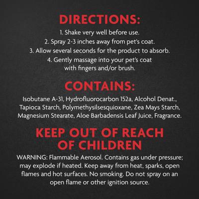 Show full view: FURminator Fresh & Clean Dry Dog Shampoo, Scented, 7-fl oz bottle slide 4 of 8