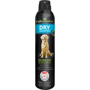 FURminator Fresh & Clean Dry Dog Shampoo, Scented, 7-fl oz bottle