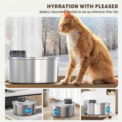 Show full view: Casfuy PWL-003 Pet Water Fountain Replacement Filters & Pre-Filter Sponges, 6 count slide 5 of 6