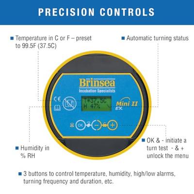 Show full view: Brinsea Mini II Ex Fully Automatic 7 Egg Incubator slide 3 of 9