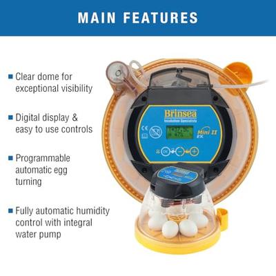 Show full view: Brinsea Mini II Ex Fully Automatic 7 Egg Incubator slide 2 of 9