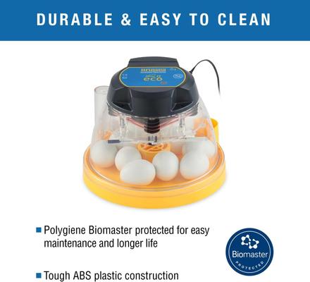 Show full view: Brinsea Mini II Eco Manual Bird Egg Incubator, 10 count slide 5 of 9