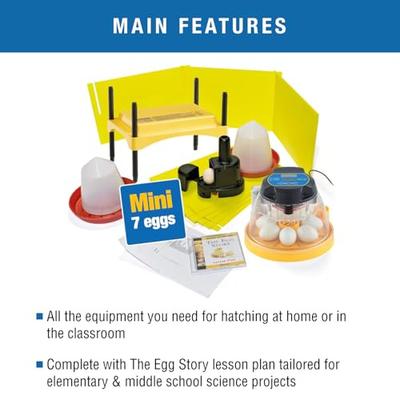 Show full view: Brinsea Advance Bird Egg Incubator Classroom Pack, Mini II, 7 count slide 2 of 9