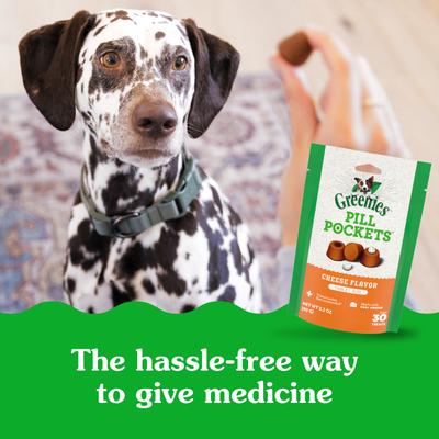 Greenies Pill Pockets Cheese Flavor Dog Treats