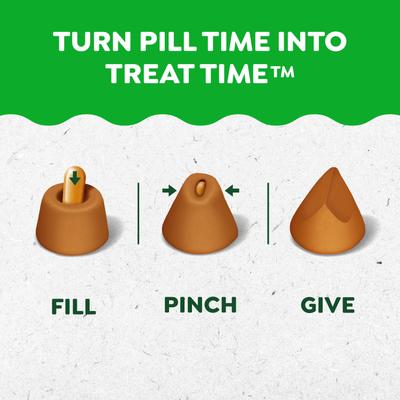 Show full view: Greenies Pill Pockets Canine Chicken Flavor Natural Dog Treats, Capsule Size, 60 count slide 10 of 11