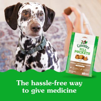 GREENIES Pill Pockets Canine Real Peanut Butter Flavor Natural Dog