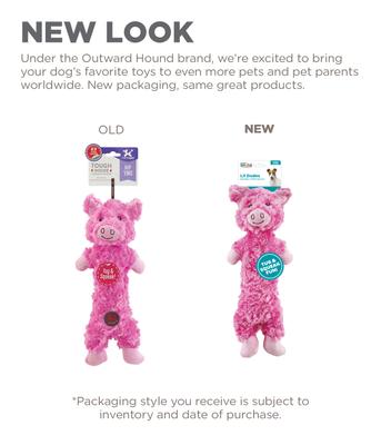 Show full view: Outward Hound Lil Dudes Pig Squeaky Plush Dog Toy slide 8 of 9