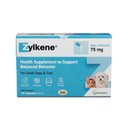 Vetoquinol Zylkene 75-mg Capsules Calming Supplement for Small Dogs & Cats, 14 count