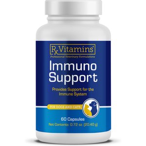 Rx Vitamins Immuno Capsules Immune Supplement for Cats & Dogs, 60 count
