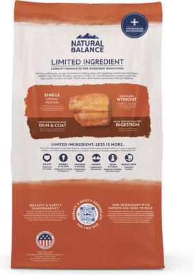 Show full view: Natural Balance Limited Ingredient Grain-Free Salmon & Sweet Potato Recipe Dry Dog Food, 24-lb bag slide 3 of 11
