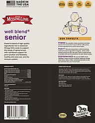 The Missing Link Well Blend Senior Powder Horse Supplement, 5-lb bag slide 2 of 4