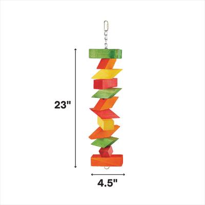 Show full view: A&E Cage Company Block Craze Chew Bird Toy slide 2 of 2