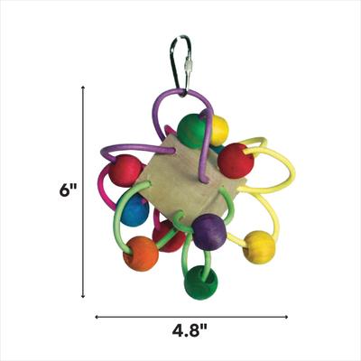 Show full view: A&E Cage Company Tweeting Tally Cruncher Chew Bird Toy slide 2 of 3