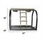 Show in main carousel: A&E Cage Company Table Bird Stand with Ladders & Cups, Black slide 2 of 3