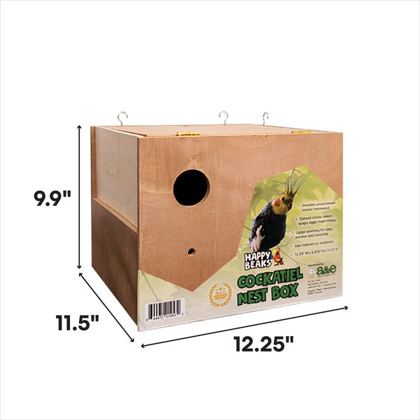 A&E Cage Company Cockatiel Nest Box