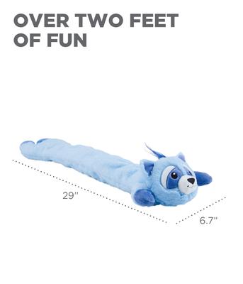 Show full view: Outward Hound Longidudes Raccoon Squeaky Plush Dog Tug Toy slide 6 of 8