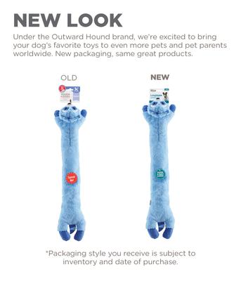 Show full view: Outward Hound Longidudes Raccoon Squeaky Plush Dog Tug Toy slide 7 of 8