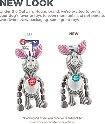 Outward Hound Thunda Tugga Bunny Squeaky Plush Dog Tug Toy slide 2 of 7