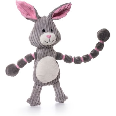 Outward Hound Outward Hound Thunda Tugga Bunny Squeaky Plush Dog Tug Toy