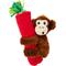 Show in main carousel: Outward Hound Cuddly Climbers Monkey Plush Dog Toy, Brown, Small slide 1 of 9