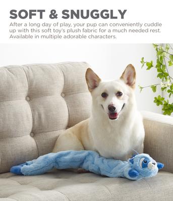 Show full view: Outward Hound Longidudes Raccoon Squeaky Plush Dog Tug Toy slide 5 of 8