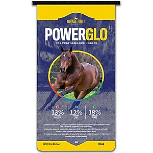 ADM POWERGLO Forage First Premium Nutrition Performance Horse Feed, 50-lb bag