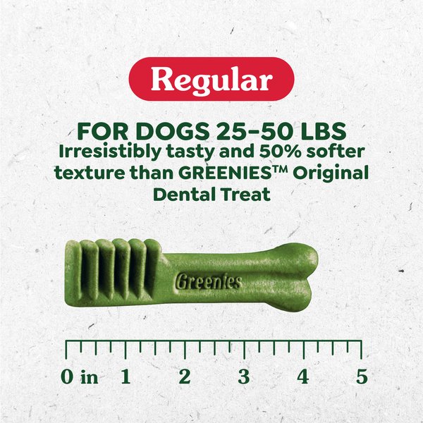 Greenies Aging Care Natural Regular Dental Dog Treats, 27 count