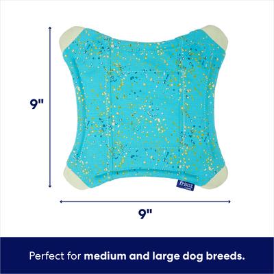 Show full view: Frisco Fetch Lightweight Floating Glow in the Dark Fabric Quad Flyer Dog Toy, Medium/Large slide 2 of 8