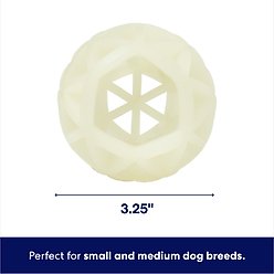 Frisco Fetch Glow in the Dark TPR Lattice Ball Dog Toy, Small/Medium slide 2 of 7