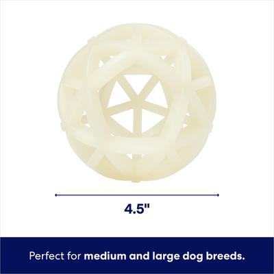 Show full view: Frisco Fetch Glow in the Dark TPR Lattice Ball Dog Toy, Medium/Large slide 2 of 9