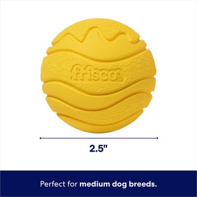 Show full view: Frisco Fetch Floating Rubber Ball Dog Toy, Medium slide 3 of 10