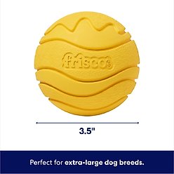 Frisco Fetch Floating Rubber Ball Dog Toy, X-Large slide 2 of 7