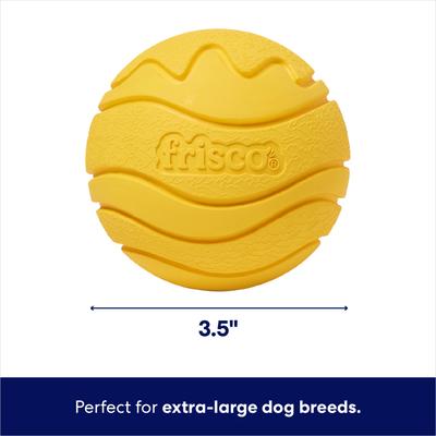 Show full view: Frisco Fetch Floating Rubber Ball Dog Toy, X-Large slide 2 of 9