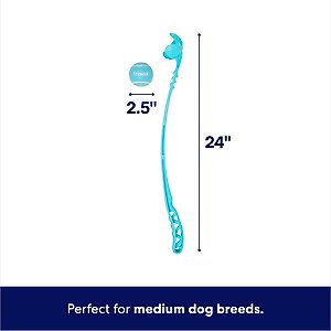 Frisco Fetch Ball Launcher with Squeaky Tennis Ball Dog Toy, Medium