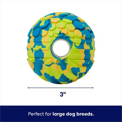 Show full view: Frisco Fetch Tough Textured Rubber Ball Dog Toy, Large slide 3 of 10