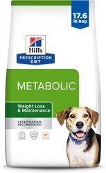 Hill's Prescription Diet Metabolic Lamb Meal & Rice Dry Dog Food, 17.6-lb bag