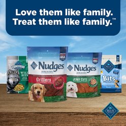 Blue Buffalo Nudges Grillers Steak Natural Dog Treats, 16-oz bag, bundle of 3 slide 2 of 9