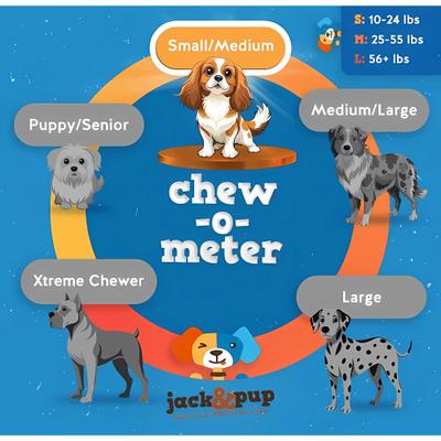 Show full view: Jack & Pup 12-inch Twisted Beef Bully Stick Dog Chews, 15 count slide 6 of 9