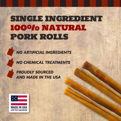 Show full view: The Country Butcher Pork Roll Dog Treats, Medium, 2 count slide 7 of 8