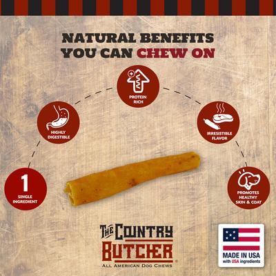 Show full view: The Country Butcher Pork Roll Dog Treats, Medium, 2 count slide 4 of 8