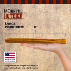 The Country Butcher Pork Roll Dog Treats, Large, 2 count slide 2 of 7