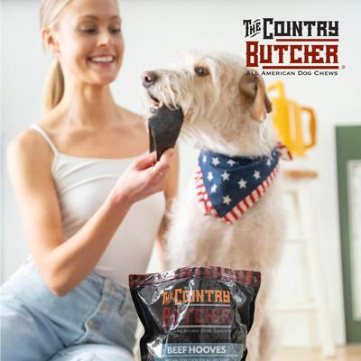 Show full view: The Country Butcher Beef Hooves Dog Treats, 5 count slide 9 of 10