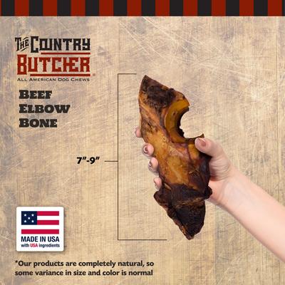 Show full view: The Country Butcher Elbow Beef Bone Dog Treat  slide 3 of 8