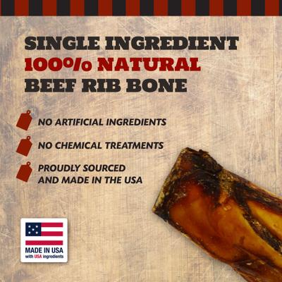 Show full view: The Country Butcher Rib Bone Natural Dog Treats, Medium, 3 count slide 7 of 9