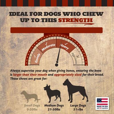 Show full view: The Country Butcher Beef Dino Bone Dog treat, 12-in  slide 5 of 10