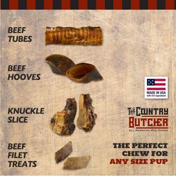 The Country Butcher Beef Trachea Tubes Dog Treats, 6-in, 2 count slide 2 of 7