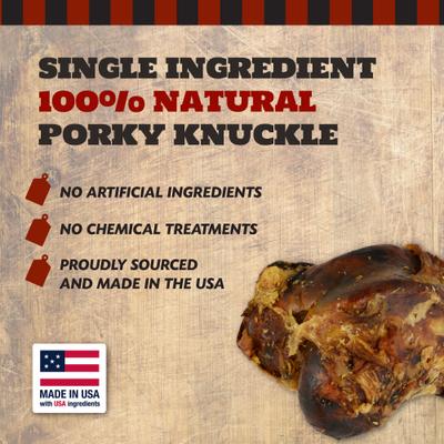 Show full view: The Country Butcher Porky Knuckle Bone Dog treats, 4 count slide 8 of 9