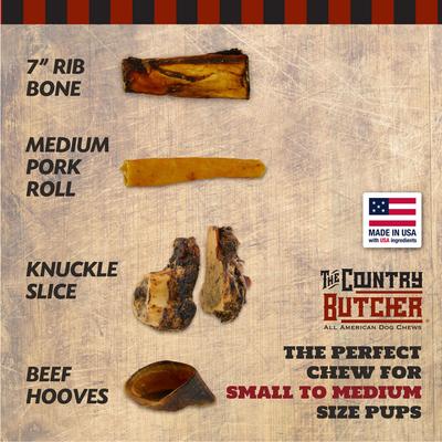 Show full view: The Country Butcher Rib Bone Natural Dog Treats, Medium, 3 count slide 8 of 9