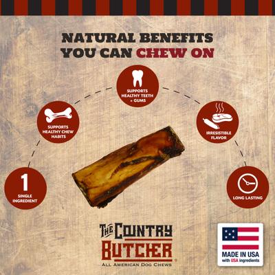Show full view: The Country Butcher Rib Bone Natural Dog Treats, Medium, 3 count slide 4 of 9