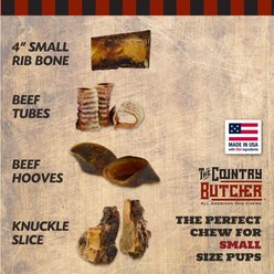 The Country Butcher Beef Rib Bone Natural Dog Treats, Small, 8 count  slide 2 of 7